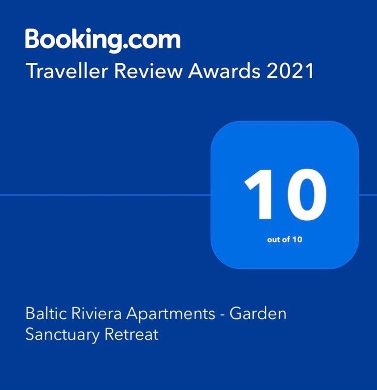 Baltic Riviera Apartments - Garden Sanctuary Retreat Gdańsk Extérieur photo